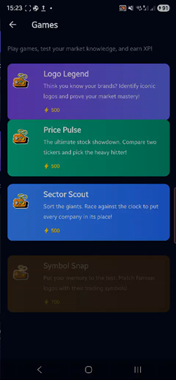 WealthNuggets features demo preview